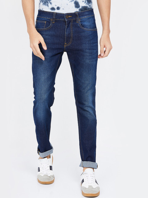 

Fame Forever by Lifestyle Men Blue Skinny Fit Mid-Rise Clean Look Jeans
