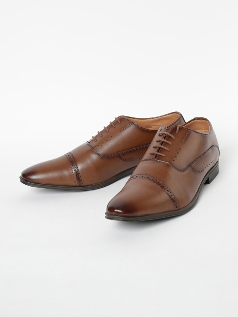 

CODE by Lifestyle Men Tan Brown Solid Formal Oxfords