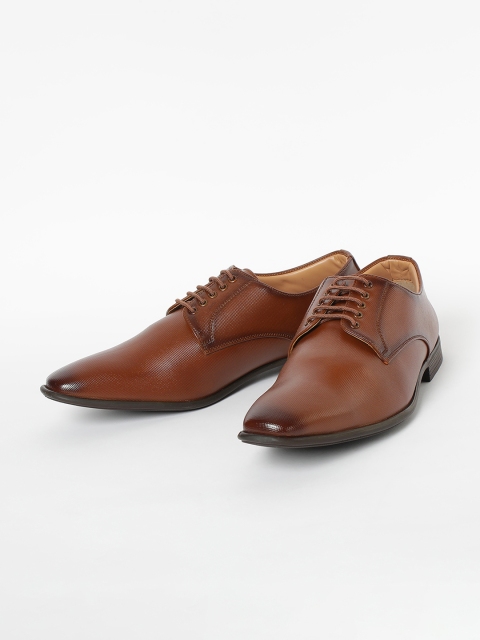 

CODE by Lifestyle Men Tan Brown Solid Formal Derbys
