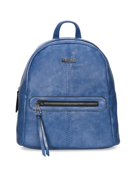 

ESBEDA Women Blue Solid Backpack