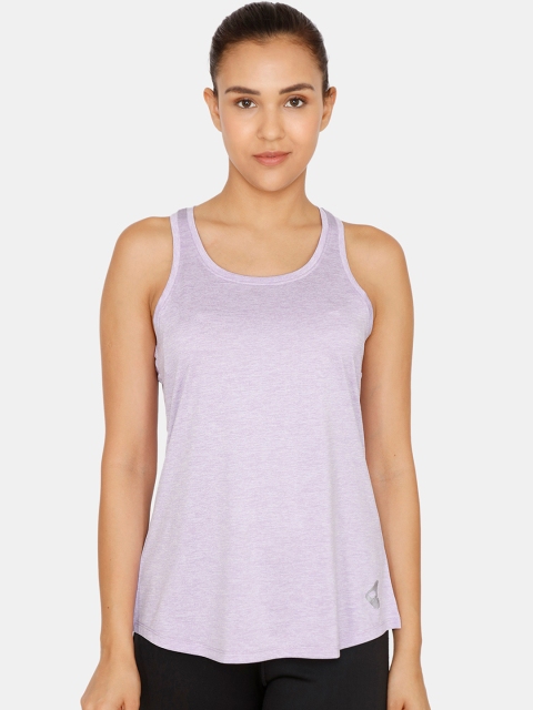 

Zelocity by Zivame Women Purple Solid Top