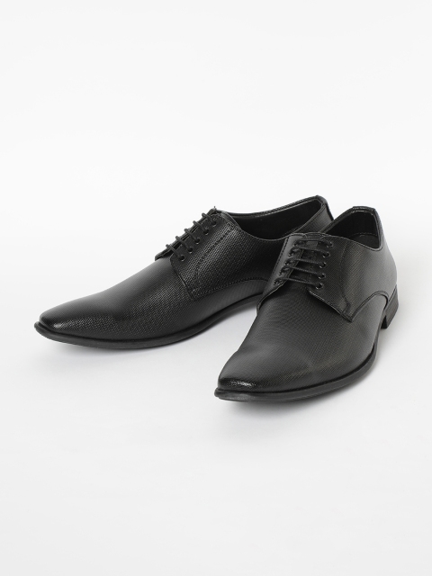

CODE by Lifestyle Men Black Textured Formal Derbys