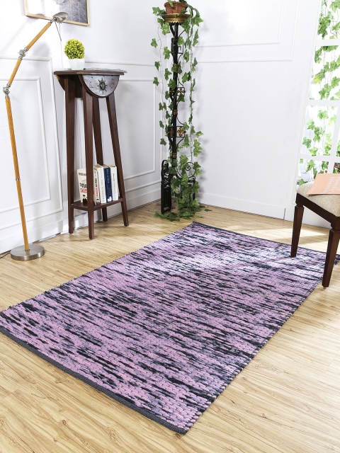 

Jaipur Rugs Pink & Black Abstract Handmade Wool Carpet