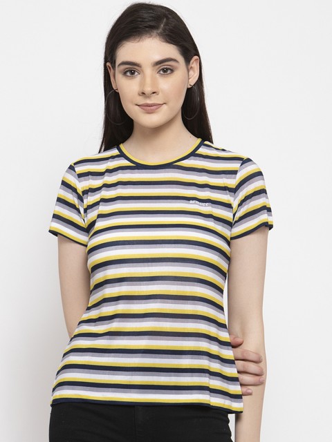 

armure Women Multicoloured Striped Top, Multi
