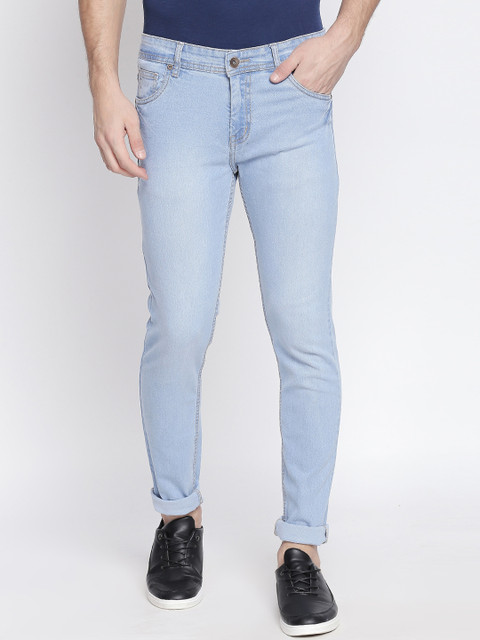 

High Star Men Blue Slim Fit Mid-Rise Clean Look Stretchable Jeans