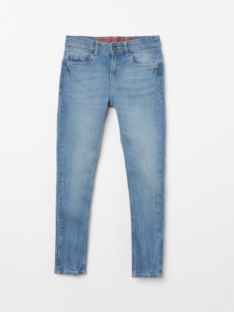 

Fame Forever by Lifestyle Boys Blue Skinny Fit Mid-Rise Clean Look Jeans