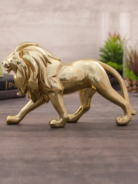 

Pure Home and Living Gold-Toned Lion Showpiece