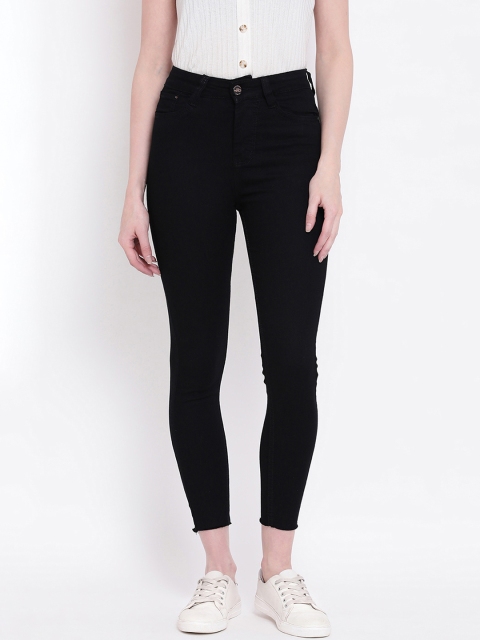 

Code 61 Women Black Skinny Fit High-Rise Clean Look Stretchable Jeans