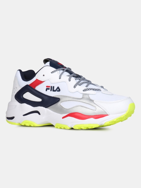 

FILA Men White Heritage Ray Tracer Sneakers