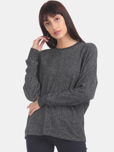 

GAP Women Grey Solid Top