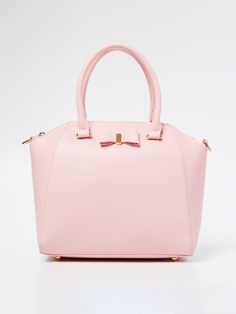 

CODE by Lifestyle Pink Solid Handheld Bag