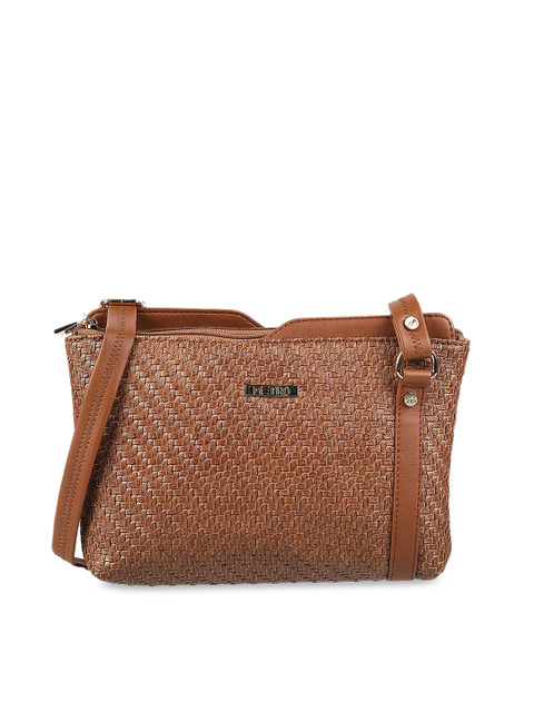 

Metro Brown Textured Sling Bag