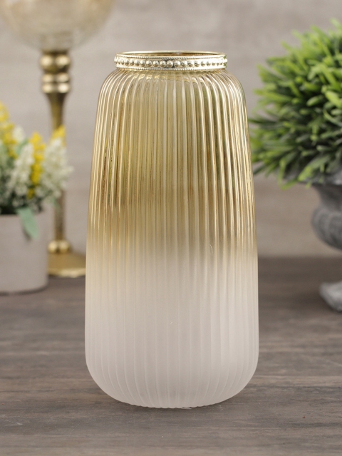 

Pure Home and Living Gold & White Large Flower Vase