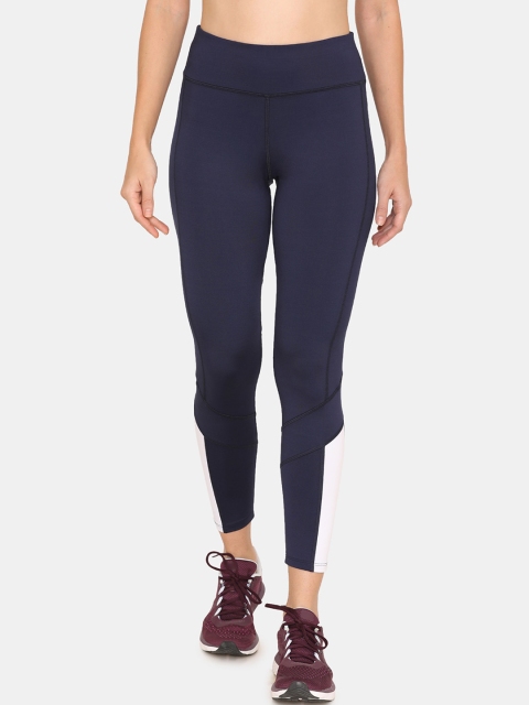 

Zelocity by Zivame Women Blue Solid Tights