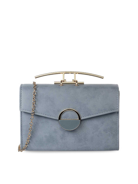 

Mochi Blue Solid Handheld Bag