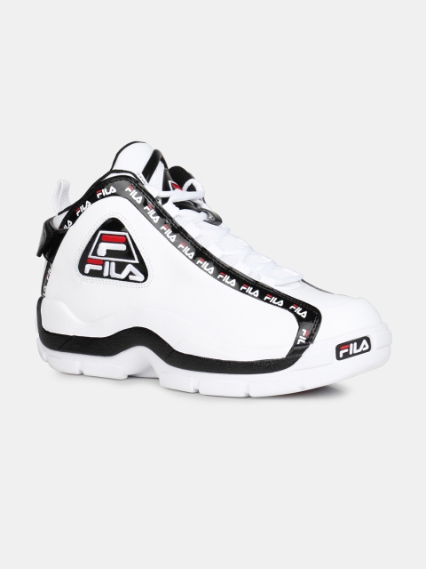 

FILA Men White Printed Heritage Grant Hill 2 Repeat Sneakers