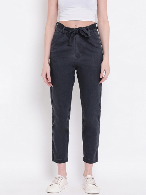 

Code 61 Women Grey Relaxed Fit High-Rise Clean Look Stretchable Jeans