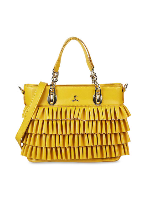 

Mochi Yellow Solid Handheld Bag