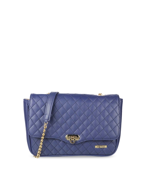 

Metro Blue Textured Sling Bag