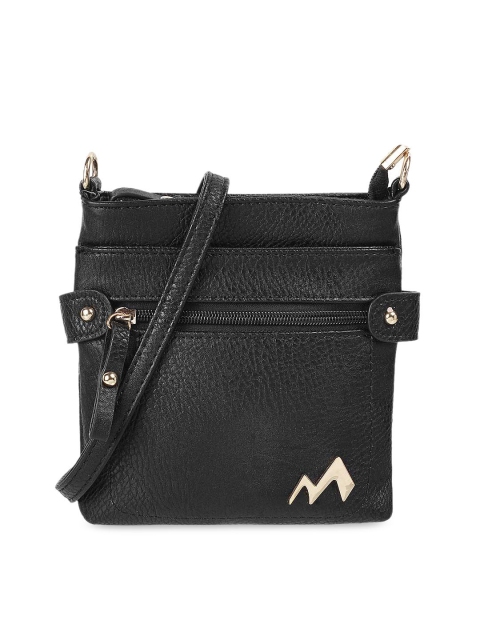 

Metro Black Textured Sling Bag