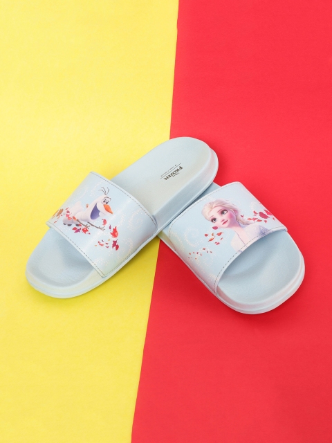 

Fame Forever by Lifestyle Girls Blue & Pink Frozen Printed Sliders