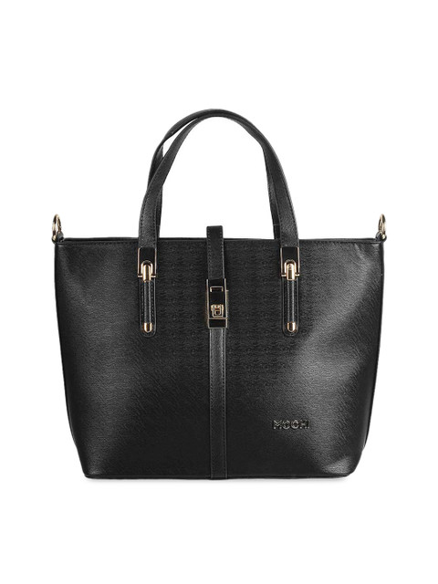 

Mochi Black Solid Handheld Bag