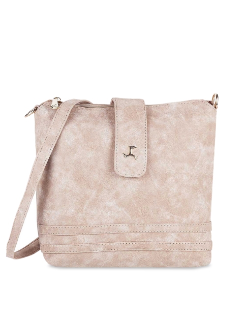 

Mochi Beige Solid Sling Bag