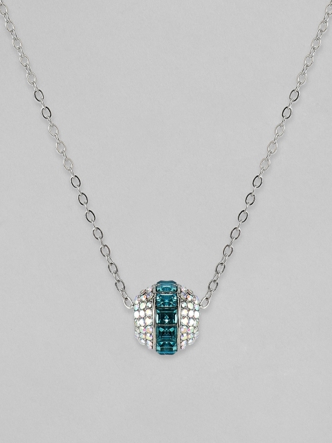 

Rubans Women Blue Alloy Silver-Plated Handcrafted Chain