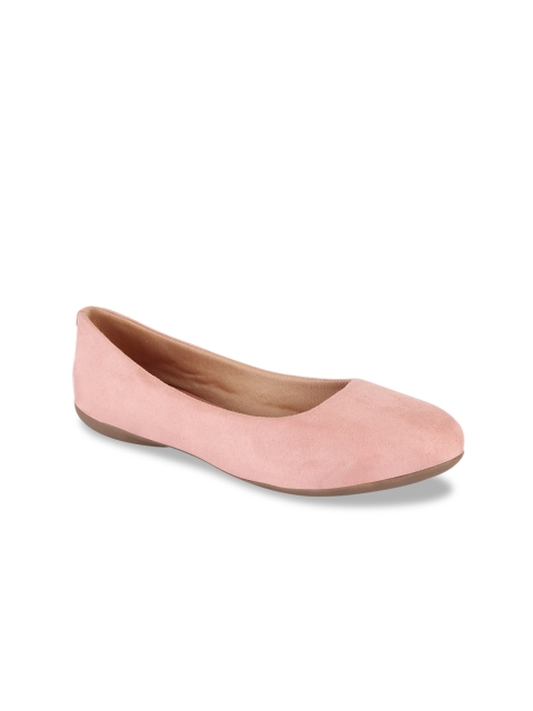 

SALARIO Women Nude-Coloured Solid Ballerinas