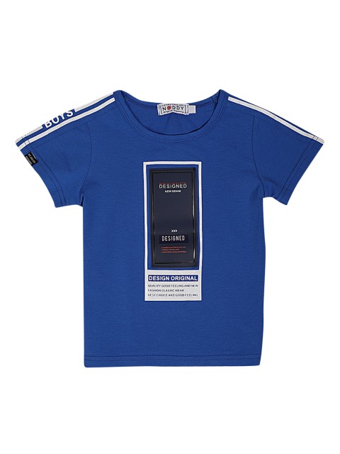 

Noddy Boys Blue Printed Round Neck T-shirt
