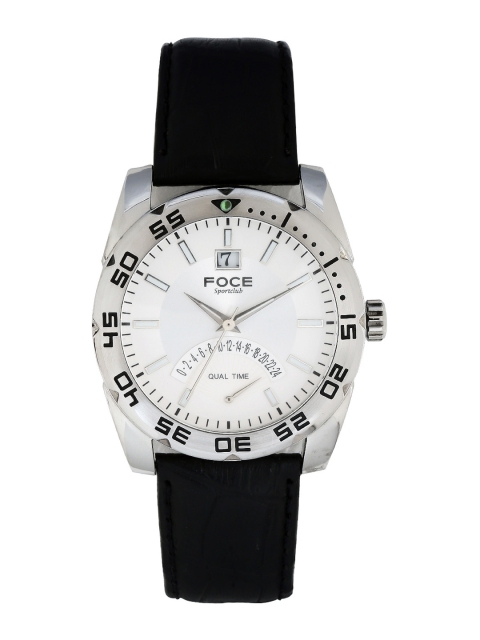 

FOCE Men White & Black Analogue Watch F1101SGSN-WHITE