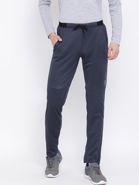 

rock.it Men Navy Blue Solid Track Pants