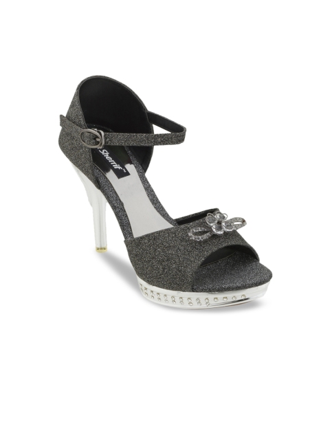 

Sherrif Shoes Women Black Embellished Stilettos