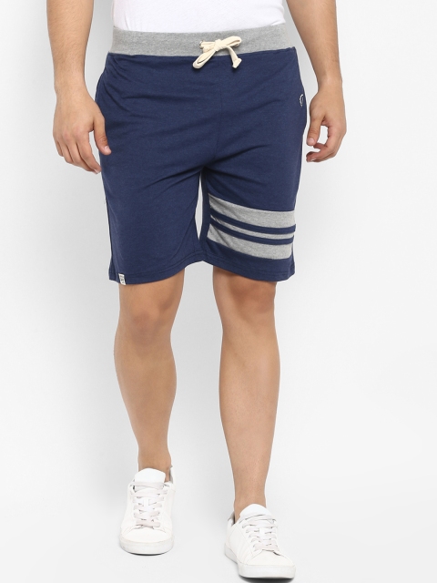 

Joven Men Blue Solid Regular Fit Regular Shorts