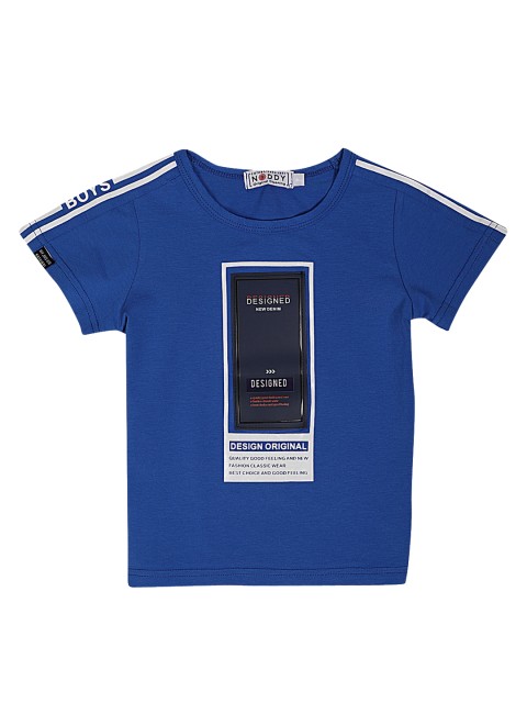 

Noddy Boys Blue Printed Round Neck T-shirt