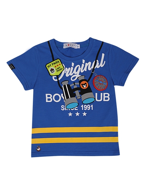 

Noddy Boys Blue Printed Round Neck T-shirt
