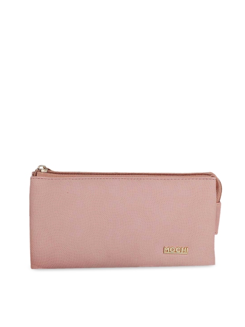 

Mochi Pink Textured Purse Clutch