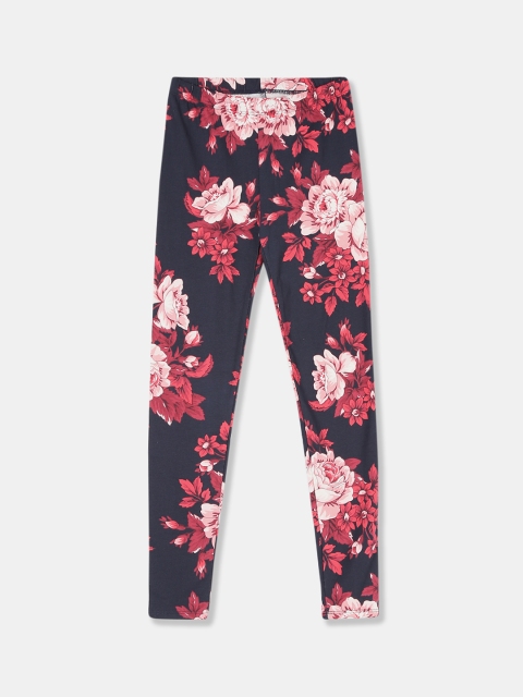 

GAP Girls Blue & Red Printed Everyday Stretch Leggings