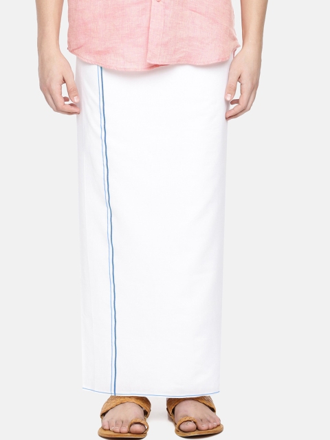 

Chennis Men White Solid Dhoti