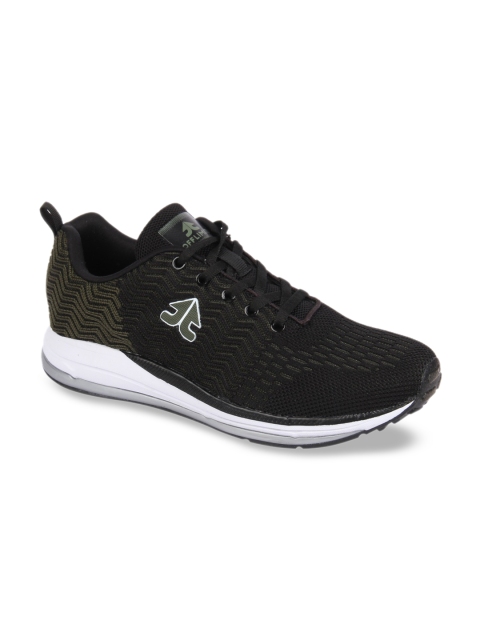 

OFF LIMITS Men Black Mesh Mid-Top Running Shoes