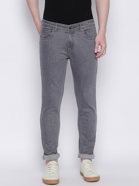 

High Star Men Grey Slim Fit Mid-Rise Clean Look Stretchable Jeans