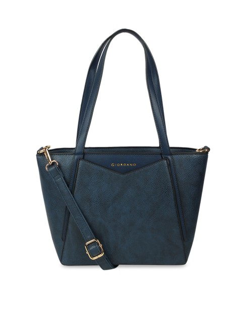 

GIORDANO Navy Blue Solid Shoulder Bag