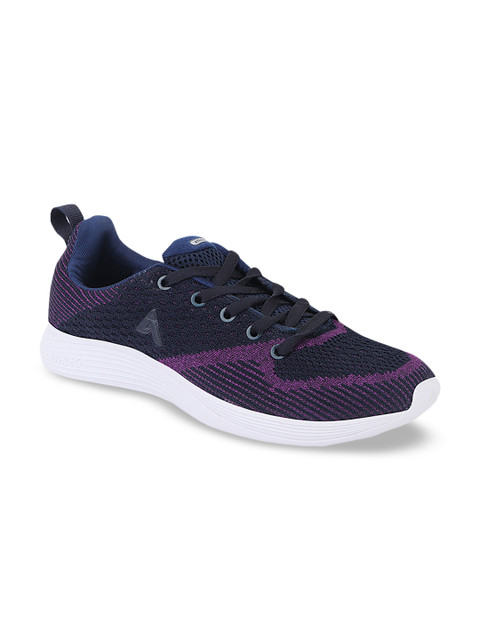 

Action Women Navy Blue & Purple Synthetic Running Shoes