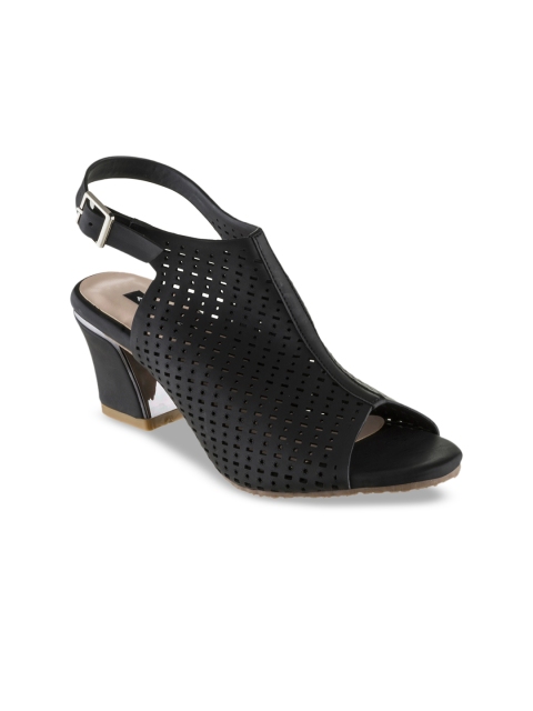 

Sherrif Shoes Women Black Solid Mules