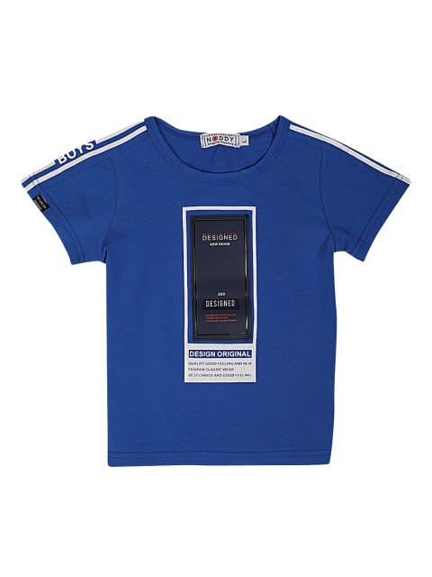 

Noddy Boys Blue Printed Round Neck T-shirt