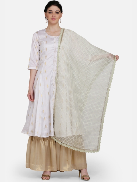 

Ojjasvi Sea Green Embroidered Dupatta
