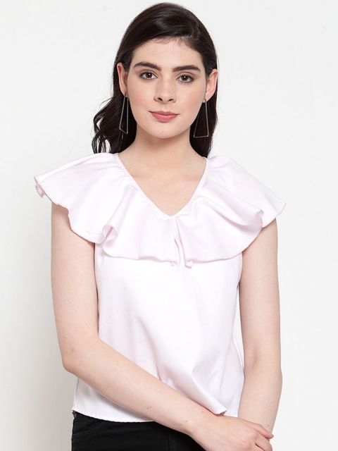 

armure Women Pink Solid Top