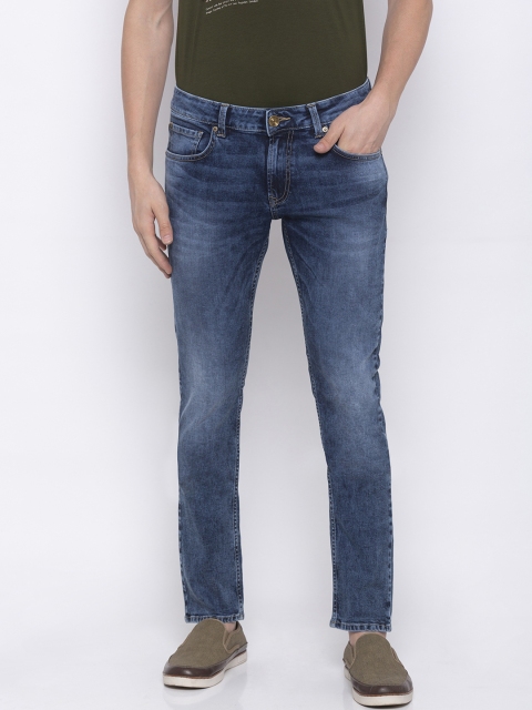 

SPYKAR Men Blue Skinny Fit Mid-Rise Clean Look Jeans