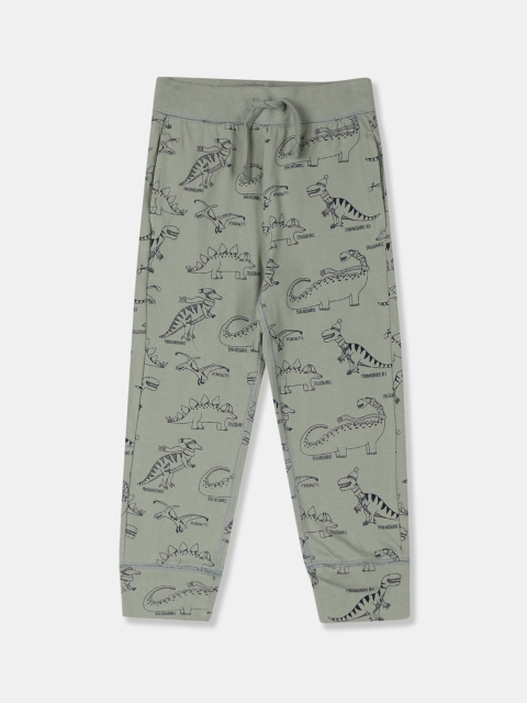 

GAP Boy Green Printed Pull-On Joggers