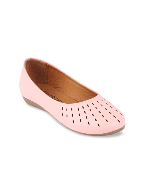 

FAUSTO Women Pink Solid Ballerinas